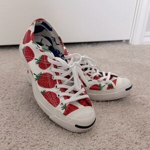 Converse Marimekko x Jack Purcell Strawberry Print Shoes
